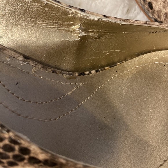 Gagarin snake print high heels size 7.5 - Picture 3 of 4